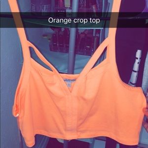 Orange Crop top